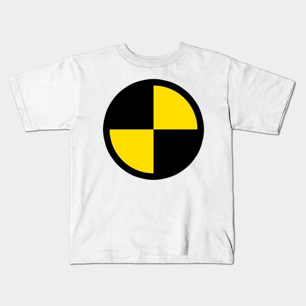 Crash test dummy Kids T-Shirt by  The best hard hat stickers 